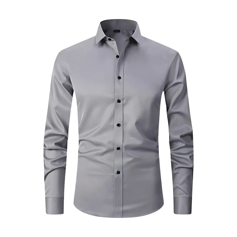 Camisa Social de Seda Feminina