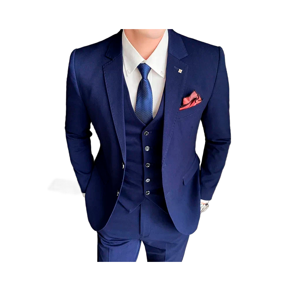 Terno Clássico Azul Marinho